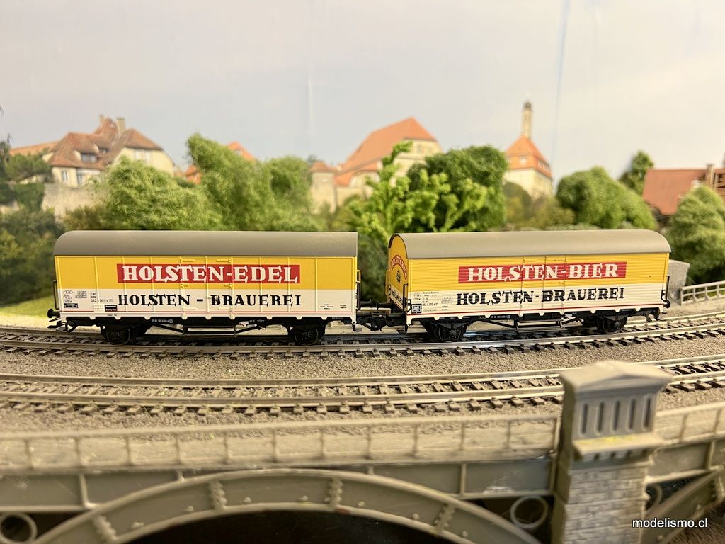 Märklin H0 46172 Juego de vagones frigoríficos cerveceros &quot;Holsten&quot; - usado