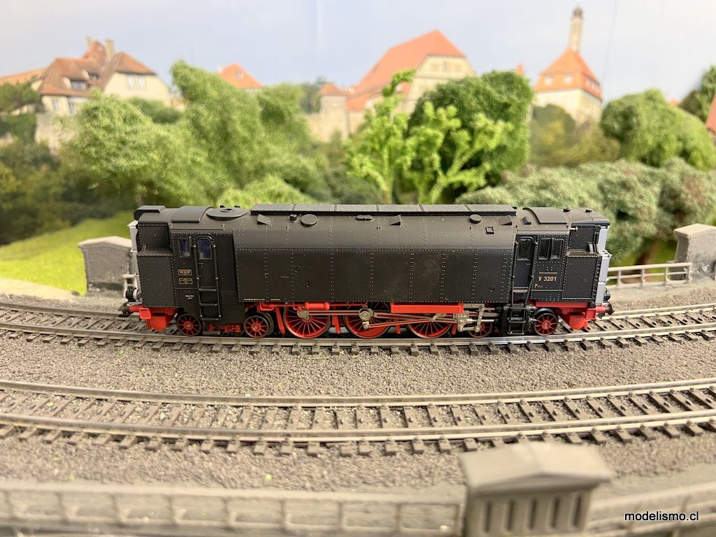Märklin 3720 Locomotora diésel de aire comprimido BR V32 de la serie especial DRG - usado