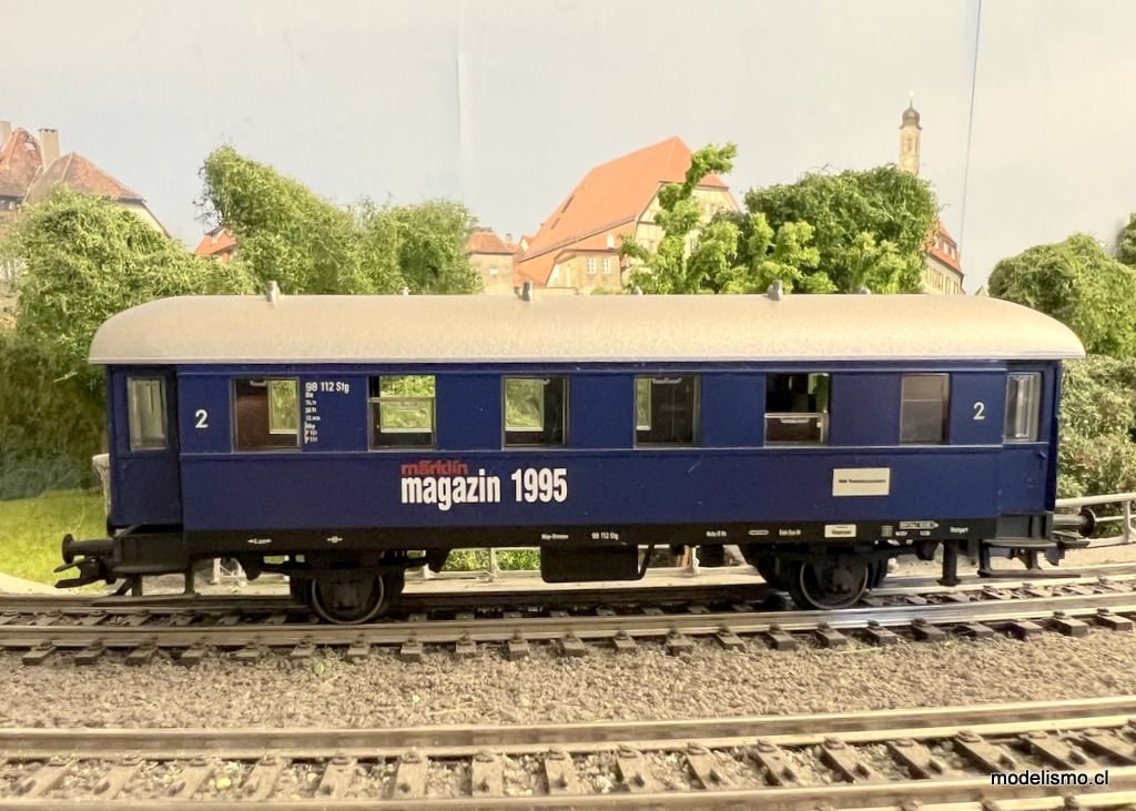 Märklin 84235 Revista azul de turismos de segunda clase, 1995 - usado
