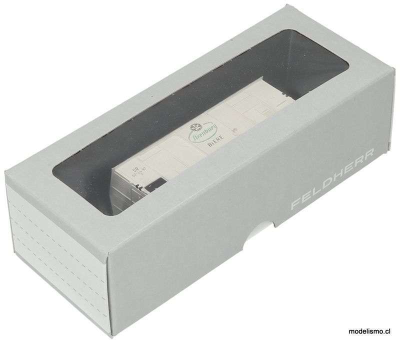 Feldherr MTLB170 Caja de almacenamiento 160 x 60 x 50 mm para locomotoras, vagones y vehículos de modelismo ferroviario en H0