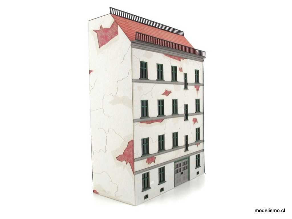 reserva anticipada Modellbahn Union MU-H0-H00211 H0 Medio relieve del edificio trasero de la casa unifamiliar 03