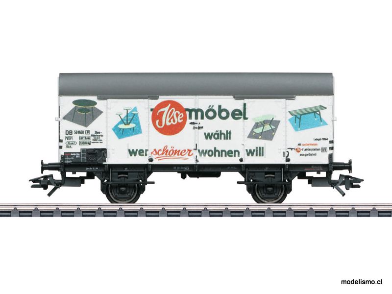 Märklin 48165 Vagón de mercancías cubierto &quot;Ilse Möbel&quot; de la DB - usado