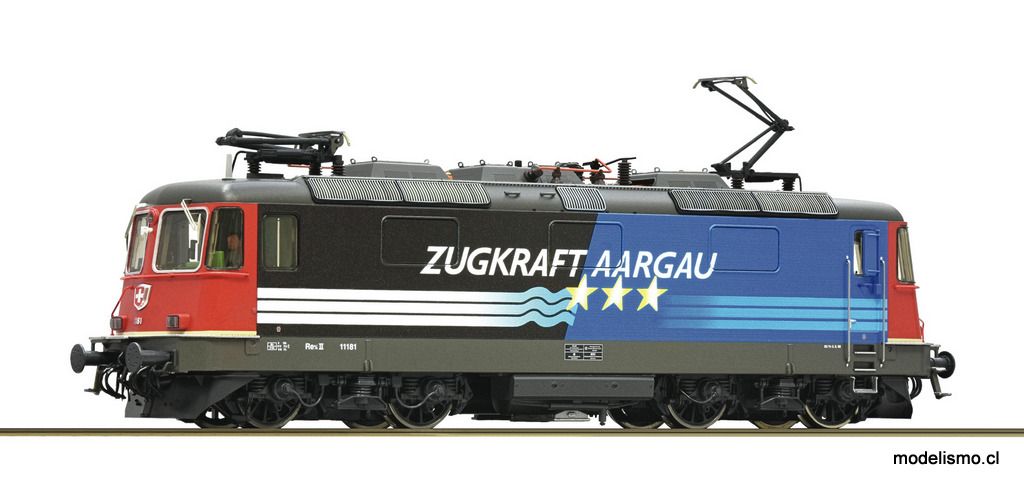 Roco 7500123 Electric locomotive Re 4/4 II 11181 &quot;Zugkraft Aargau&quot;, SBB