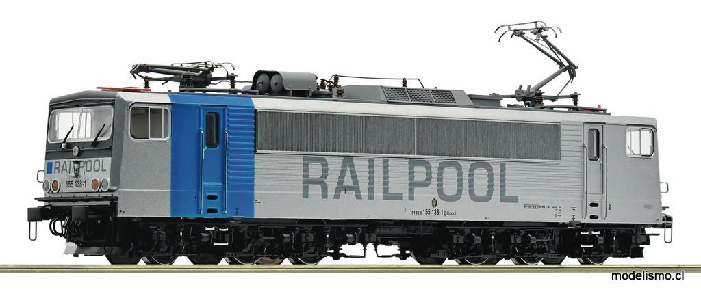 Roco 70469 Locomotora eléctrica 155 138-1, Railpool con sonido