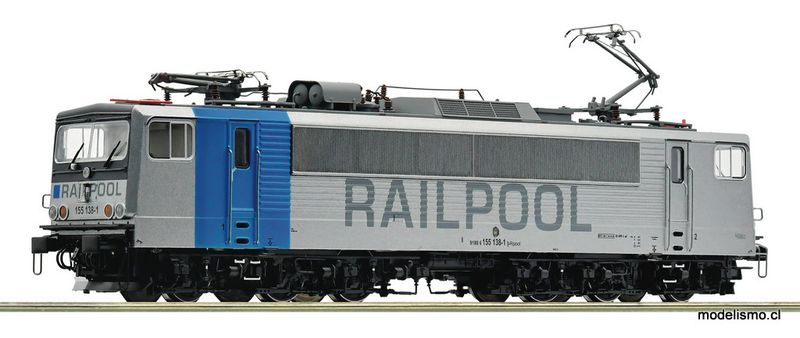 Roco 70469 Locomotora eléctrica 155 138-1, Railpool con sonido Roco 70469 Locomotora eléctrica 155 138-1, Railpool con sonido
