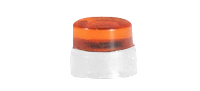 Herpa 053563 Accesorios luces intermitentes planas para camión &quot;naranja transparente&quot;