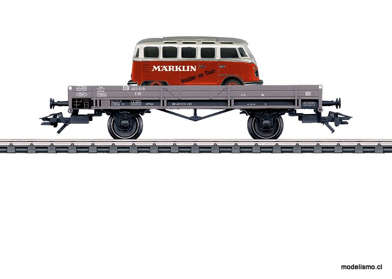 Märklin 46005 Vagón de bordes bajos tipo constructivo X-05 Märklin 46005 Vagón de bordes bajos tipo constructivo X-05