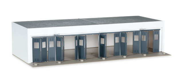 Herpa 745819 Conjunto de construcción Garaje, longitud 260 mm x ancho 125 mm x altura 60 mm