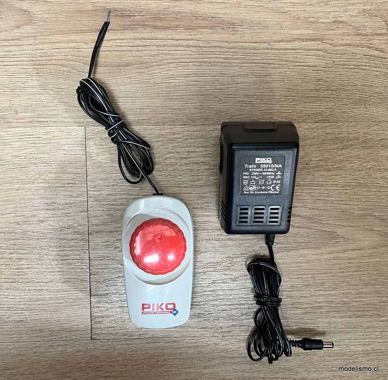 Piko 55003+55010 Controlador de velocidad analógico de CC con fuente de alimentación - usado