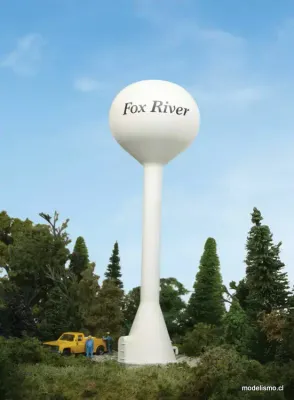 Walthers Cornerstone 933-3528 Torre de agua moderna - Kit - 23,7cm de alto x 7,8 cm de diámetro Walthers Cornerstone 933-3528 Torre de agua moderna - Kit - 23,7cm de alto x 7,8 cm de diámetro