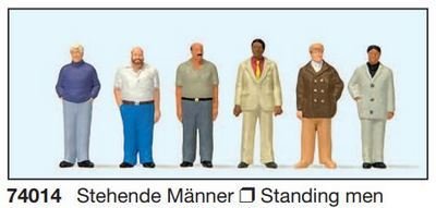 Preiser 74014 1:100 - Hombres de pie
