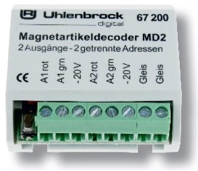 Uhlenbrock 67200 MD2 Decodificador de accesorios