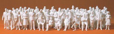 Preiser 68290 1:50 - 60 figuras sin pintar. equipo