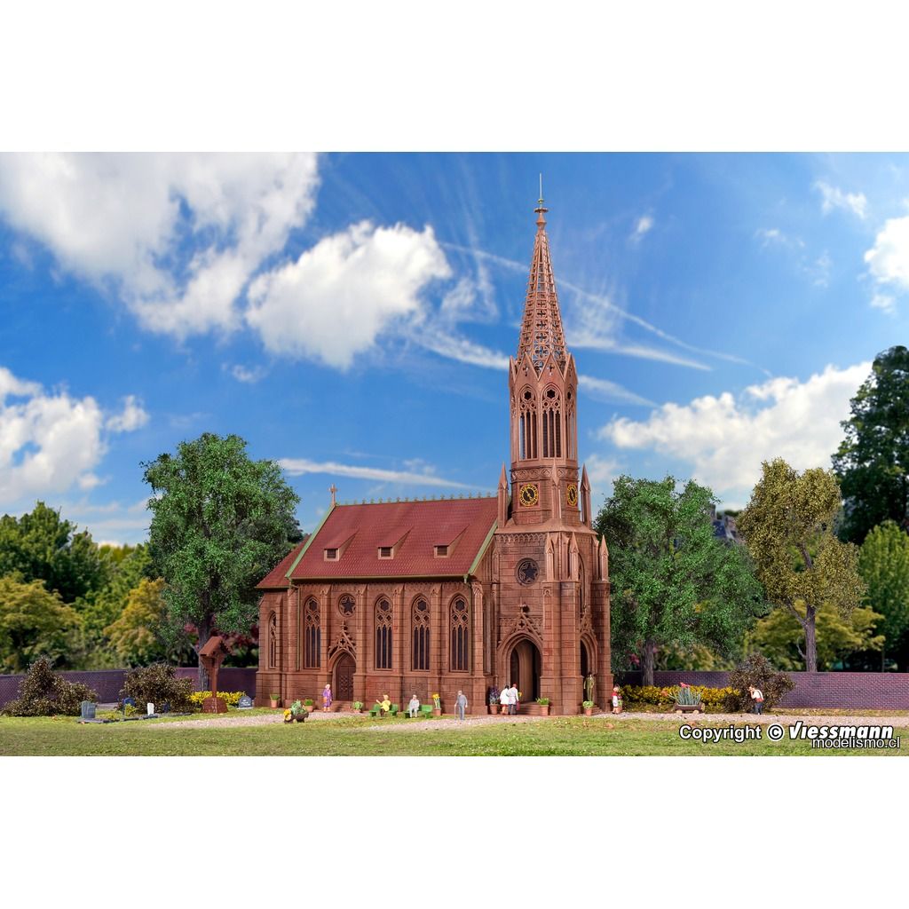 Vollmer 43739 H0 ciudad iglesia Stuttgart