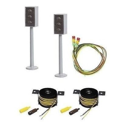 Faller 161656 H0 2 semáforos LED con posiciones de parada