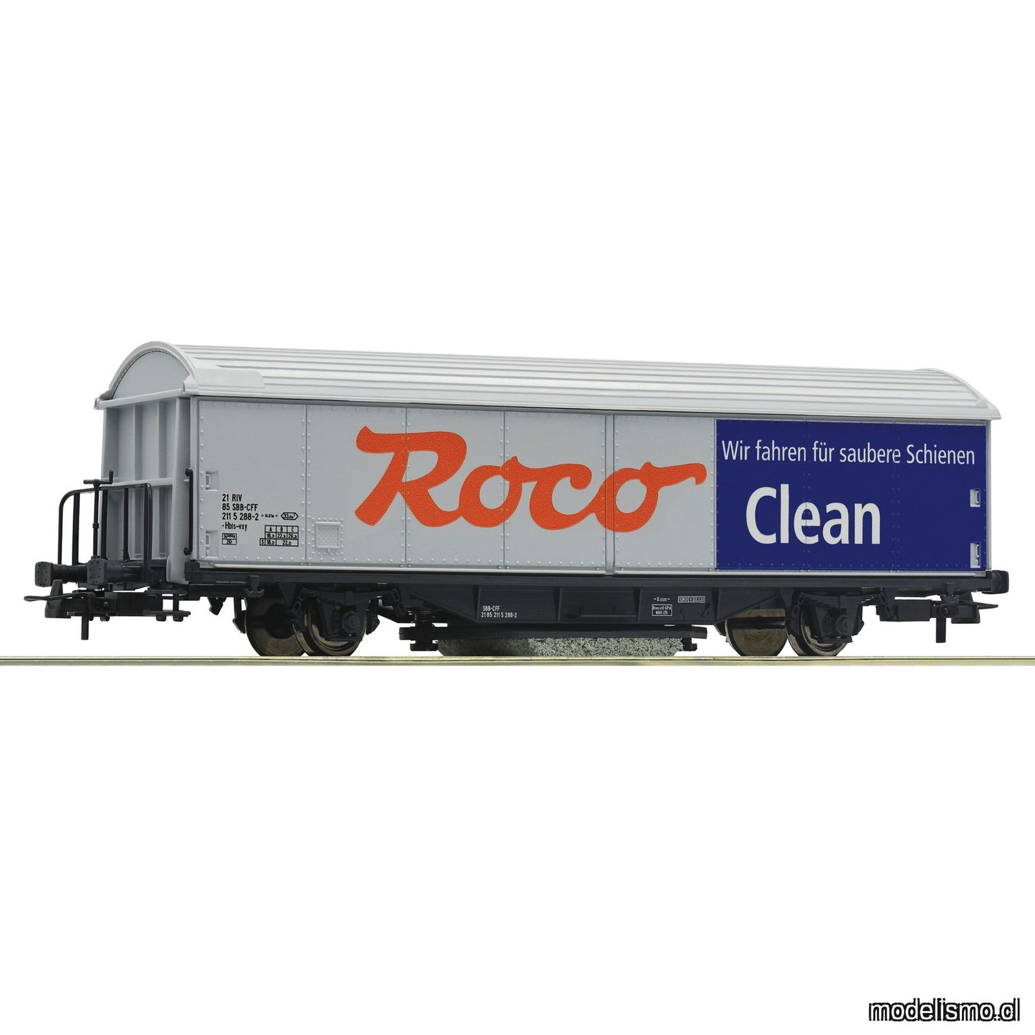 Roco 46400 H0 Vagone de limpieza Roco Clean Track