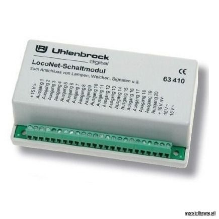 Uhlenbrock 63420 LocoNet Módulo de conmutador analógico