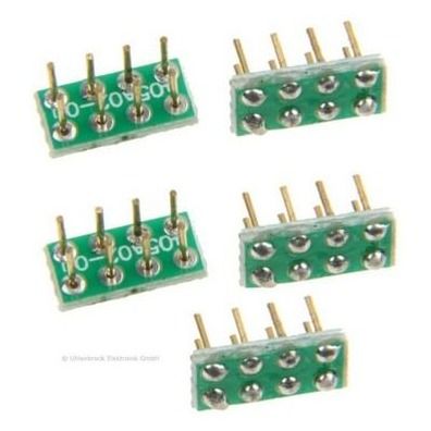 Uhlenbrock 71651 5 piezas, enchufe de 8 pines NEM 652 Uhlenbrock 71651 5 piezas, enchufe de 8 pines NEM 652