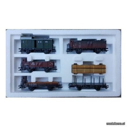 PF Märklin H0 Juego de vagones "vagones de carga alrededor de 1950" - usado PF Märklin H0 Juego de vagones "vagones de carga alrededor de 1950" - usado
