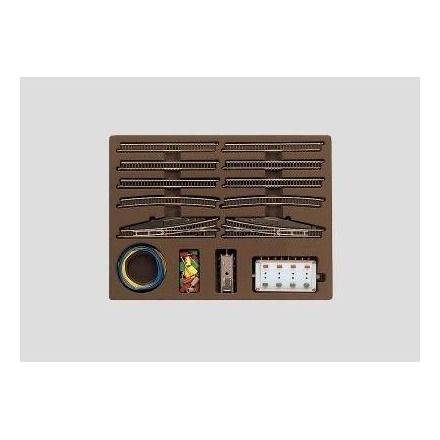 Märklin 08191 ​Caja de ampliación E con desvíos electromagnéticos - usado