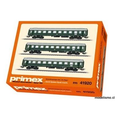 Märklin Primex 41920 Set de coches de expreso "Tin Plate" - usado Märklin Primex 41920 Set de coches de expreso "Tin Plate" - usado