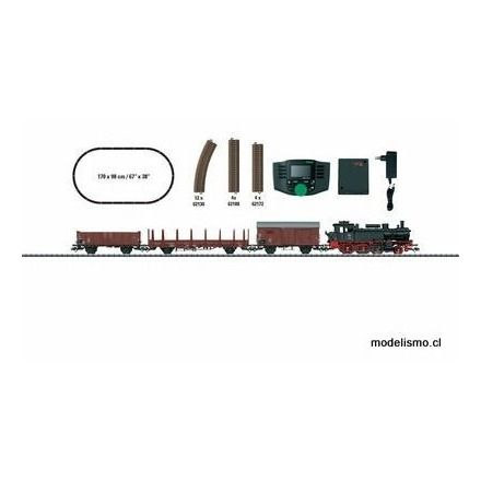 PF Trix H0 21528 Caja de iniciación en digital "Tren mercancías de la Época III" con Mobile Station - usado PF Trix H0 21528 Caja de iniciación en digital "Tren mercancías de la Época III" con Mobile Station - usado