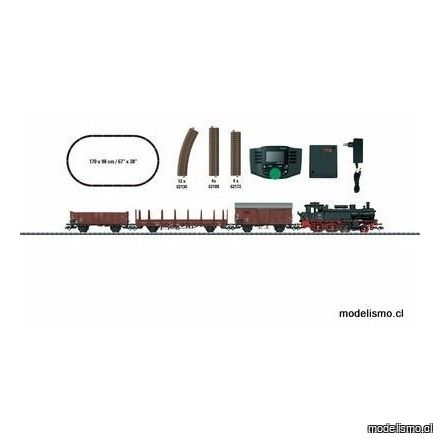PF Trix H0 21528 Caja de iniciación en digital "Tren mercancías de la Época III" con Mobile Station - usado PF Trix H0 21528 Caja de iniciación en digital "Tren mercancías de la Época III" con Mobile Station - usado