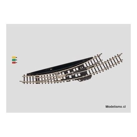 Märklin Z 8568 Desvío electromagnético en curva a la izquierda - usado