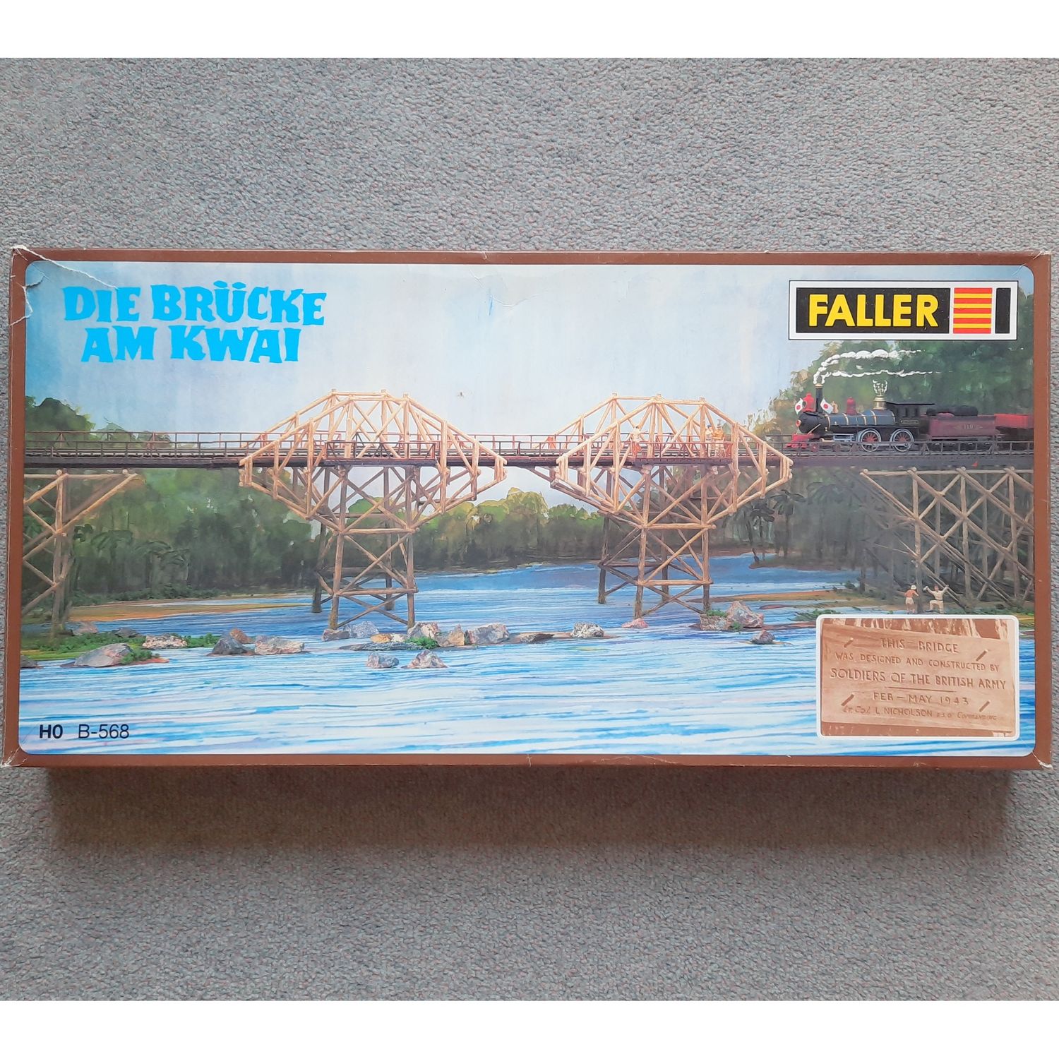 Faller H0 El puente sobre el Kwai usado