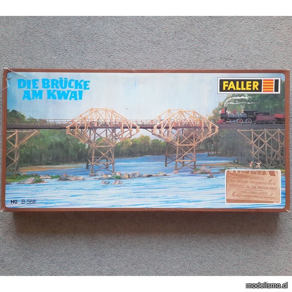 UW Faller H0 El puente sobre el Kwai usado UW Faller H0 El puente sobre el Kwai usado