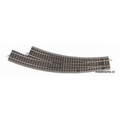 Piko H0 55428 Desvío arqueado, BWR-R3 derecho con ropa de cama Piko H0 55428 Desvío arqueado, BWR-R3 derecho con ropa de cama