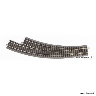 Piko H0 55428 Desvío arqueado, BWR-R3 derecho con ropa de cama Piko H0 55428 Desvío arqueado, BWR-R3 derecho con ropa de cama