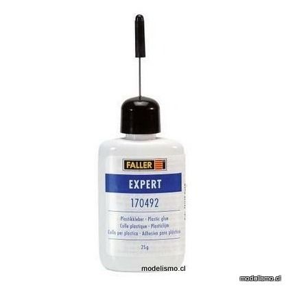 Faller 170492 SUPER-EXPERT, Pegamento plástico, 25 g Faller 170492 SUPER-EXPERT, Pegamento plástico, 25 g