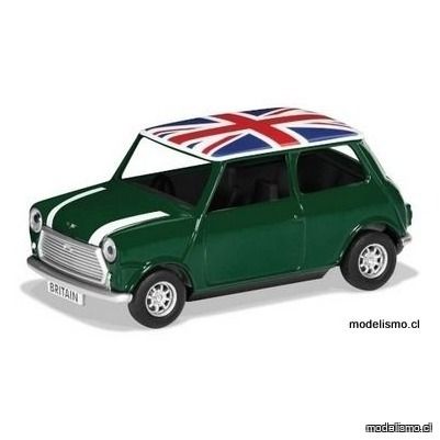 Corgi 82112 Mini Cooper, verde / blanco, RHD, Union Jack Best of British 1:36 Corgi 82112 Mini Cooper, verde / blanco, RHD, Union Jack Best of British 1:36