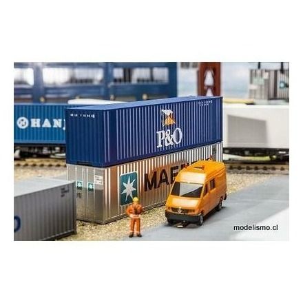 Faller 180843 40 'Contenedor Hi-Cube P&O Faller 180843 40 'Contenedor Hi-Cube P&O