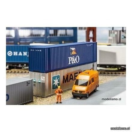 Faller 180843 40 'Contenedor Hi-Cube P&O Faller 180843 40 'Contenedor Hi-Cube P&O