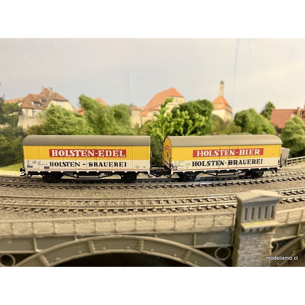 Märklin 46172 Juego de vagones frigoríficos cerveceros "Holsten" - usado