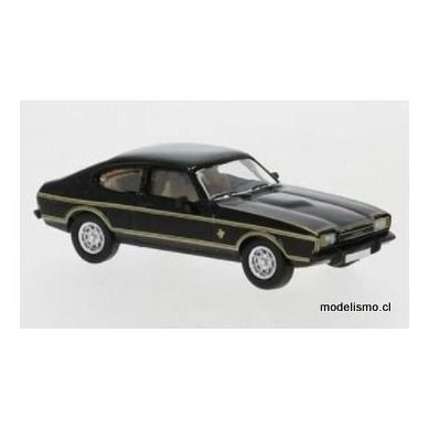 PCX 870070 1:87 Ford Capri MK II negro, decoración, 1974 PCX 870070 1:87 Ford Capri MK II negro, decoración, 1974