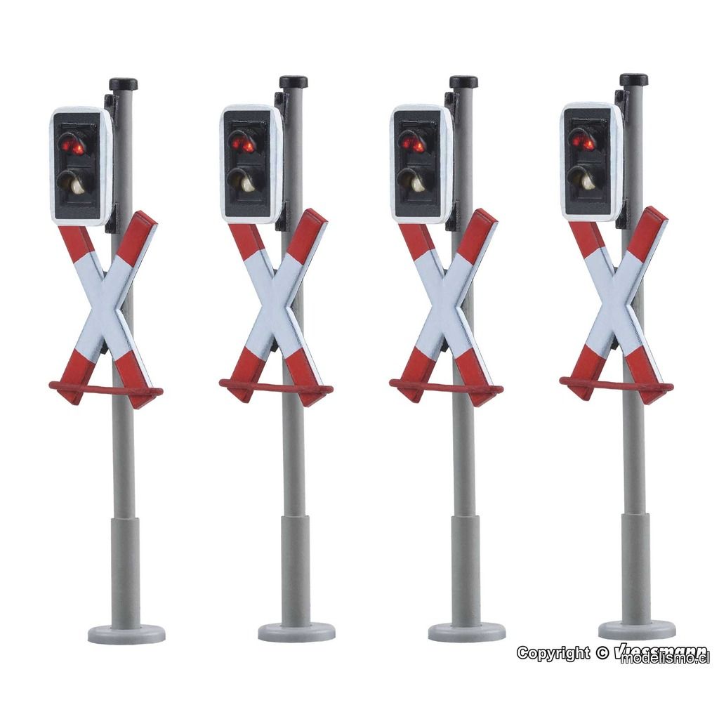Viessmann 5057 ​Dispositivo de seguridad para pasos a nivel H0 EBÜT 80