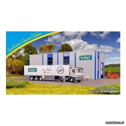 Kibri 12500 H0 MB Actros de 2 ejes con semirremolque de caja Kibri 12500 H0 MB Actros de 2 ejes con semirremolque de caja