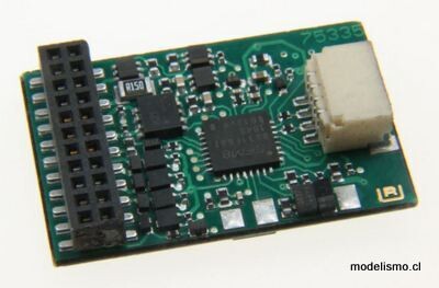 Uhlenbrock 75335 ​IntelliDrive 2 - Decodificador digital para locomotoras H0, 21MTC