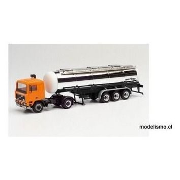 Herpa 312622 Semirremolque tanque cromado Volvo F 12 "VEB Deutrans" Herpa 312622 Semirremolque tanque cromado Volvo F 12 "VEB Deutrans"