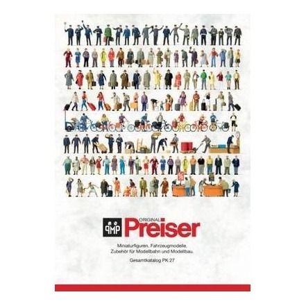 Preiser Catalogue 27 impreso en papel, el original Preiser Catalogue 27 impreso en papel, el original