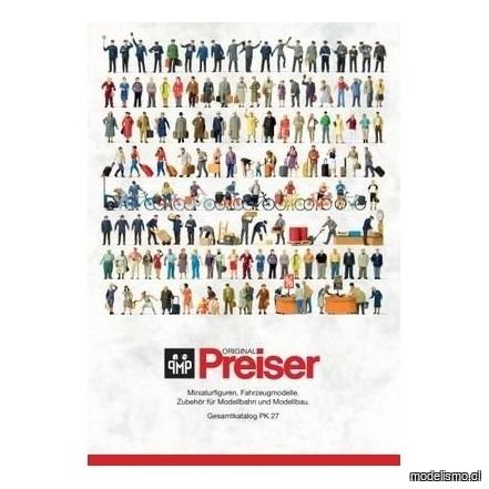 Preiser Catalogue 27 impreso en papel, el original Preiser Catalogue 27 impreso en papel, el original