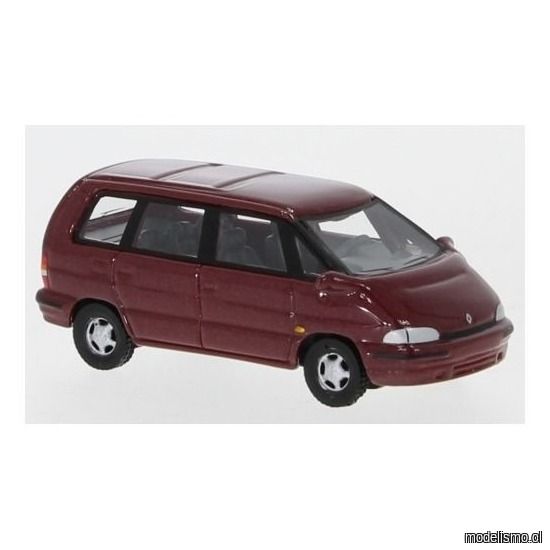 BoS 87705 Renault Espace II, rojo oscuro metalizado, 1991, Resina, 1:87