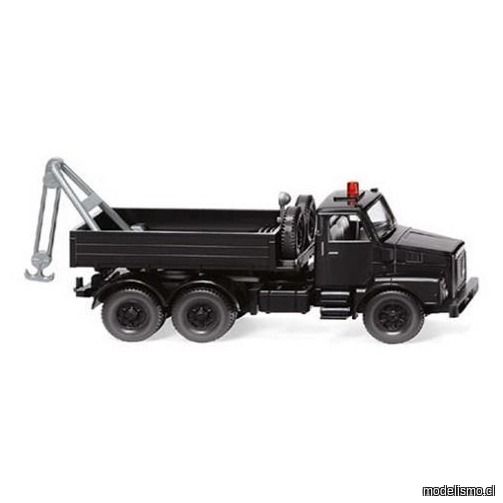 Wiking 63409 Volvo N10, negro, grúa, 1973 1:87 Wiking 63409 Volvo N10, negro, grúa, 1973 1:87