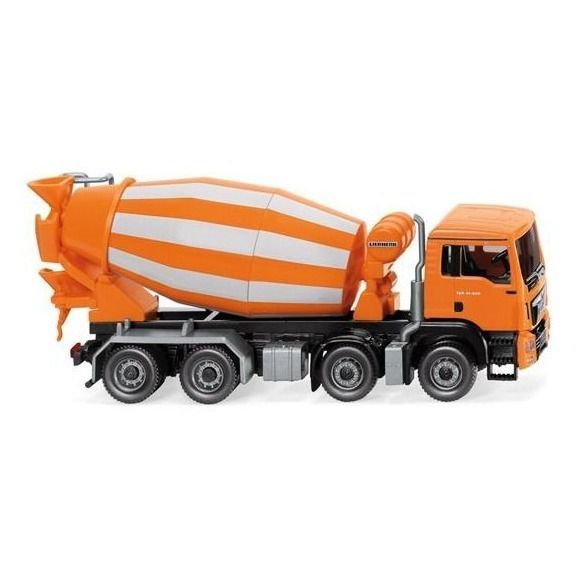 Wiking 68148 MAN TGS Euro 6 / Liebherr Camión hormigonera, naranja, época VI 1:87 Wiking 68148 MAN TGS Euro 6 / Liebherr Camión hormigonera, naranja, época VI 1:87