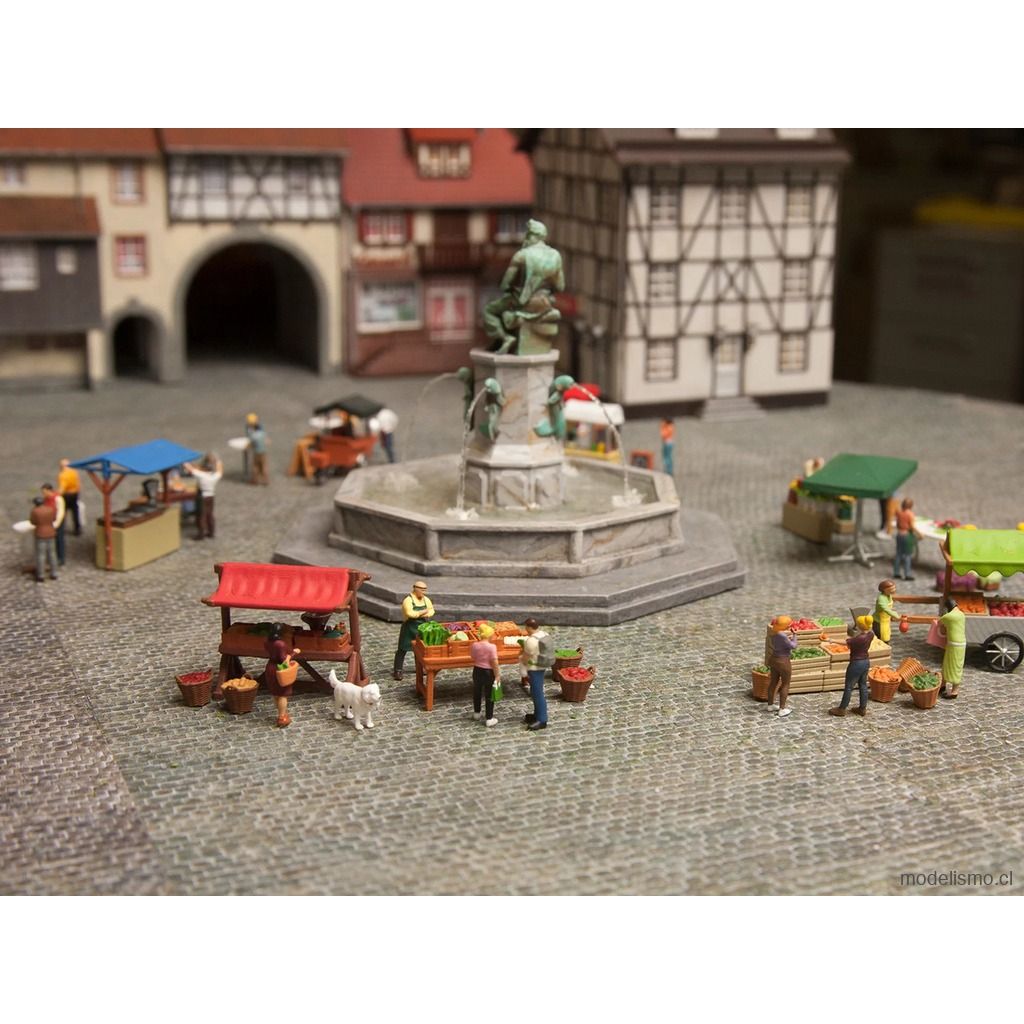 Noch 16229 Figura temática del mundo "Carrito de helados y perritos calientes" Noch 16229 Figura temática del mundo "Carrito de helados y perritos calientes"