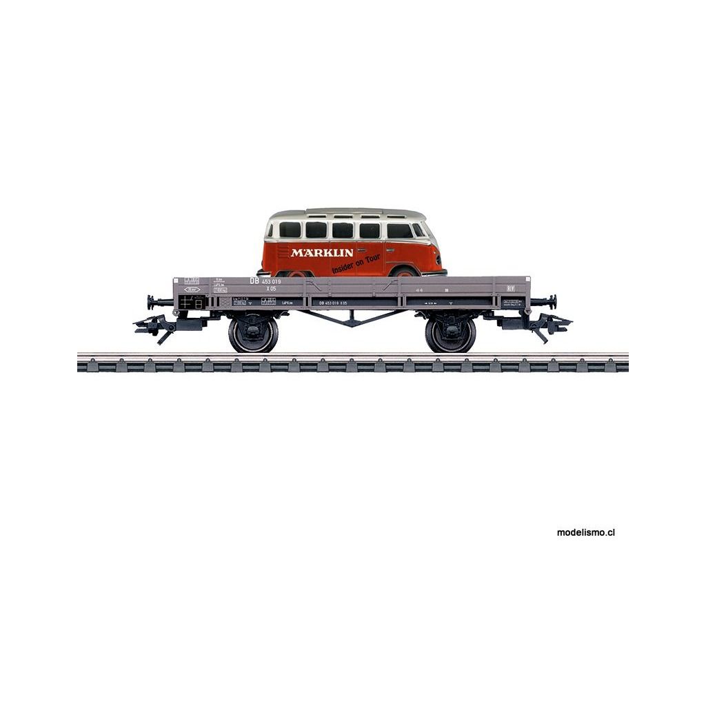 Märklin 46005 Vagón de bordes bajos tipo constructivo X-05 Märklin 46005 Vagón de bordes bajos tipo constructivo X-05