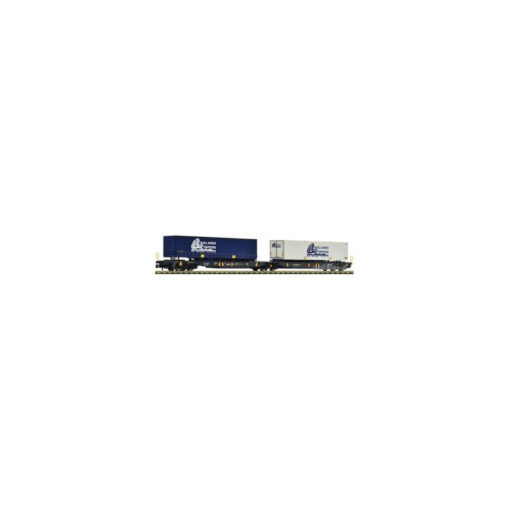 Fleischmann 825012 - Vagón canguro doble articulado T2000, CargoNet